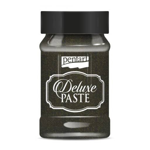 DELUXE PASTE кремовый металлик черный и золото 100мл - Pentart