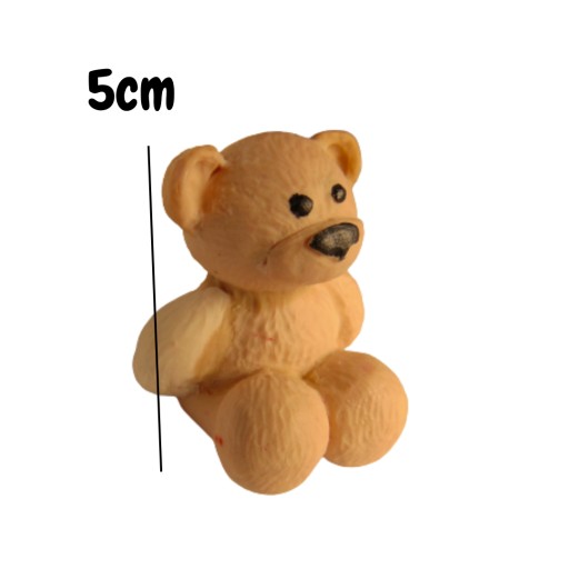 СИЛИКОНОВАЯ ФОРМА МЕДВЕДЬ, СВЕЧА, 3D ЛИТЬЕ - 5 СМ