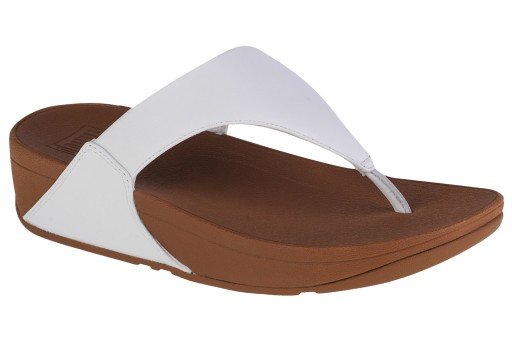 FITFLOP LULU (38) Damskie Japonki Skórzane Biały