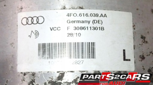 ПНЕВМАТИЧЕСКИЙ АМОРТИЗАТОР AUDI A6 C6 4F0616039A