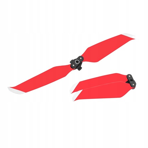 Low-noise quick-release propellers for