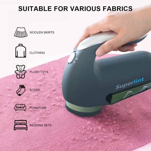 Профессиональная электрическая ТРИЦОВКА ДЛЯ ОДЕЖДЫ SUPER LINT