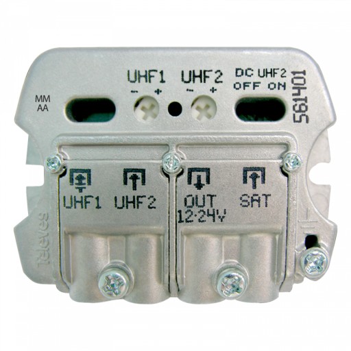 Мачтовый усилитель/диплексер TELEVES UHF/UHF/SAT