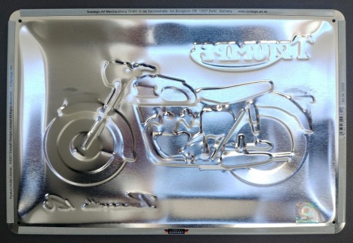 Вывеска TRIUMPH BONNEVILLE t120 листовой металл 20x30