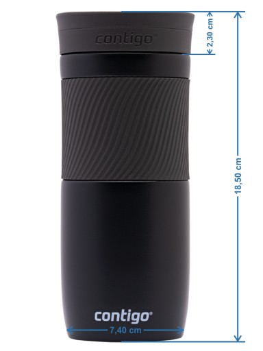 CONTIGO 2095663 BYRON Термокружка для кофе и чая 470мл черный ОРИГИНАЛ