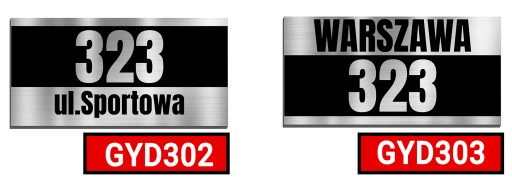 АДРЕСНАЯ доска для дома Номер дома diBond Собственная ИНСТРУКЦИЯ GYD301