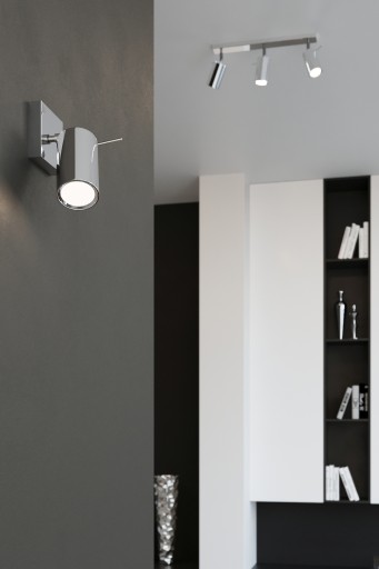 Plafon RING 4 chrom nowoczesny do sypialni i salonu Sollux led