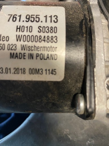 Porsche Cayenne III 9Y 9Y0 МЕХАНИЗМ СТЕКЛООЧИСТИТЕЛЯ 761955113 761955023A