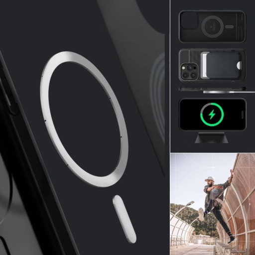 Чехол для iPhone 15 Pro, Spigen Caseology Parallax Mag, чехол для чехла MagSafe