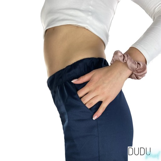 Классические медицинские брюки DuduMed Dark Navy Blue S
