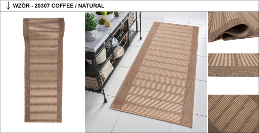Веревочная дорожка Floorlux 80см, натуральные цвета