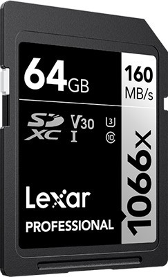 Lexar SDXC 64 ГБ Professional 1066x UHS-I