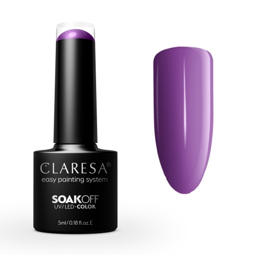 CLARESA FIOLET ГИБРИДНЫЙ ЛАК 5 мл PURPLE 617