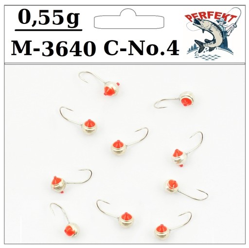 МОРМЫШКА WOLFRAM M - 3640 - C - №4 СЕРЕБРЯНЫЙ