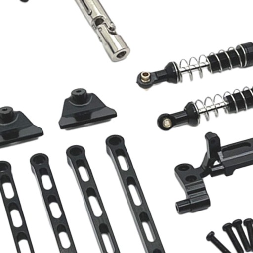 Запасные части амортизатора RC, твердая запасная модель игрушки DIY, красный цвет