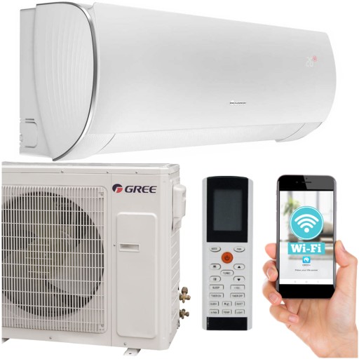 KLIMATYZACJA ścienna GREE Fairy White 2,7kW WiFi Mocny Klimatyzator
