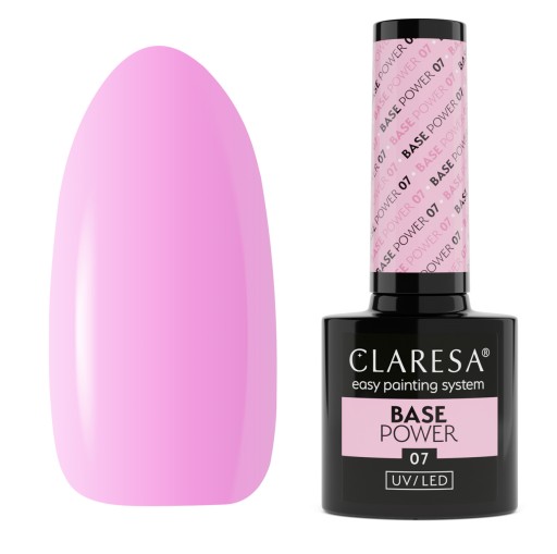 Claresa Самовыравнивающаяся гибридная база для ногтей Power Base 07 5 г