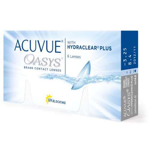 Acuvue Oasys 6 шт мощность +3.00 БК 8.4