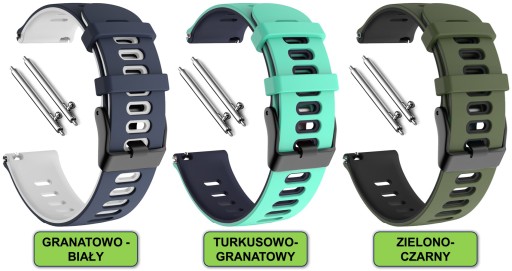 УНИВЕРСАЛЬНЫЙ РЕМЕШОК ДЛЯ СМАРТ-ЧАСОВ SMARTWATCH 22 ММ ТЕЛЕСКОПИЧЕСКИЕ ЦВЕТА