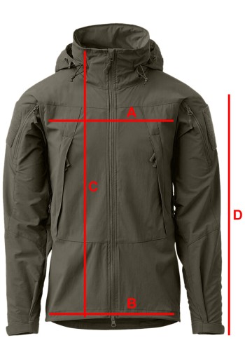 Мужская куртка с капюшоном Helikon Trooper MK2 Storm Softshell Taiga Green L