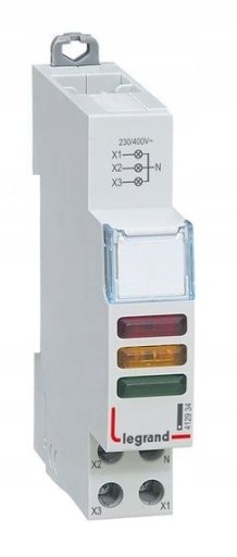 СИГНАЛЬНАЯ ЛАМПА LEGRAND 3F, 3 ЦВЕТА 412934