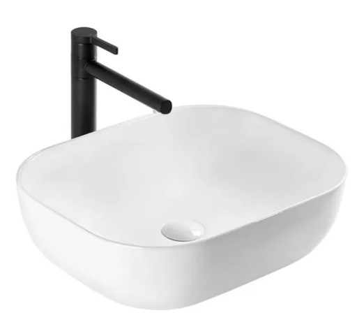 РАКОВИНА-СТОЛЕШКА БЕЛАЯ MONA SLIM 50X40 REA