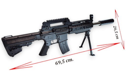 M4A1 Rifle American for Balls Replica ASG + Laser + Navy Blue 800