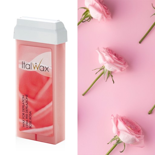 12 рулонов ROSE WAX + гель для депиляции до и после