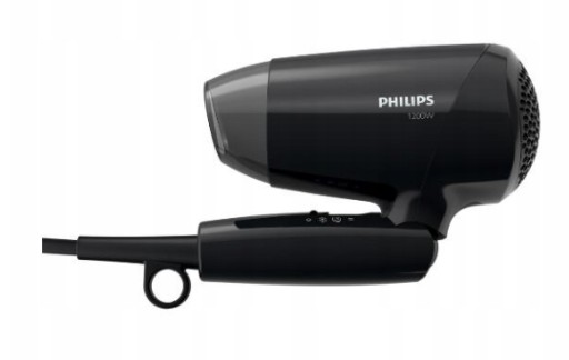 МАЛЕНЬКИЙ ФЕН PHILIPS, СКЛАДНОЙ + КОНДИЦИОНЕР, КОМПАКТНЫЙ, МОЩНЫЙ, 1200ВТ