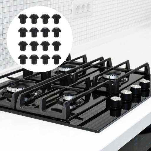 Подставка для газовой плиты с резиновыми ножками, 48 шт.