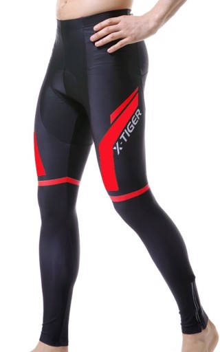 LEGGINSY ROWEROWE KOLARSKIE DŁUGIE MĘSKIE WKŁADKA