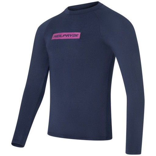 NEILPRYDE Rise мужская футболка из лайкры L/S M темно-синяя