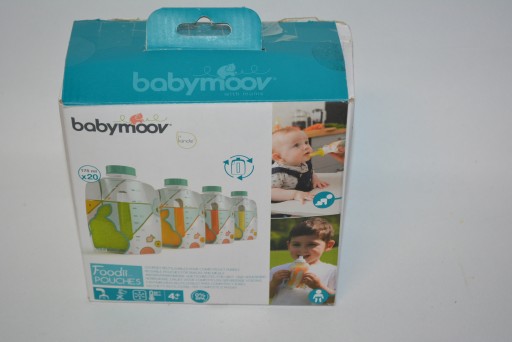 Бутылочки Babymoov Foodii, многоразовые пакеты, 20 шт, 175 мл, для молока