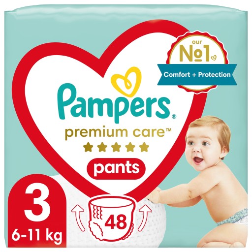 PAMPERS Premium Care Трусики 3 подгузника 48 шт.