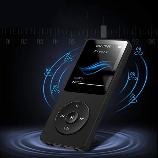 MP4 MP3-ПЛЕЕР РАДИО-ДИКТОФОН SD 16 ГБ Bluetooth 5.0-плеер, черный