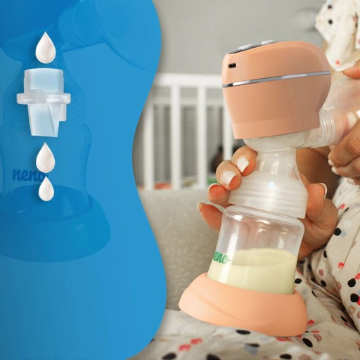 LAKTATOR DWUFAZOWY ELEKTRYCZNY NENO PRIMO 150 ML RÓŻOWY