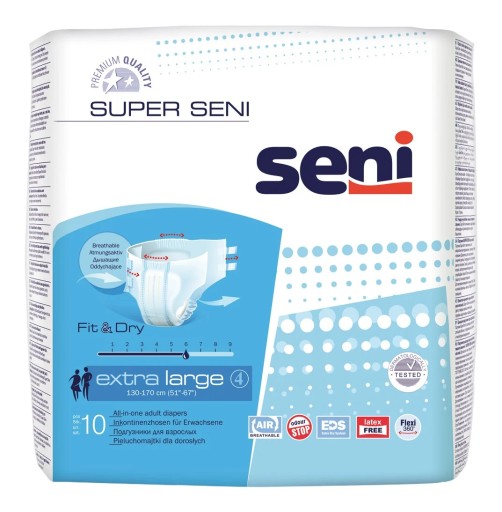 Подгузники для взрослых SUPER SENI XL 10 шт.