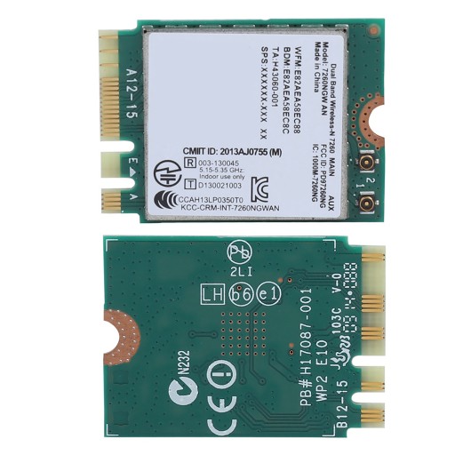 Dla Intel 7260ngw bezprzewodowa karta Wi-Fi 2.4g/5g Bluetooth 4.0 karta sieciowa