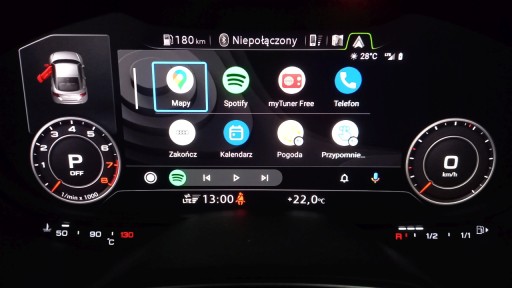 Интерфейс смартфона Audi Car Play Android Auto
