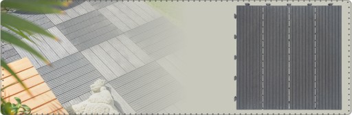 Террасная плитка 30х30 см STEEL GREY TERRACE PLATFORM пол для террасы-балкона