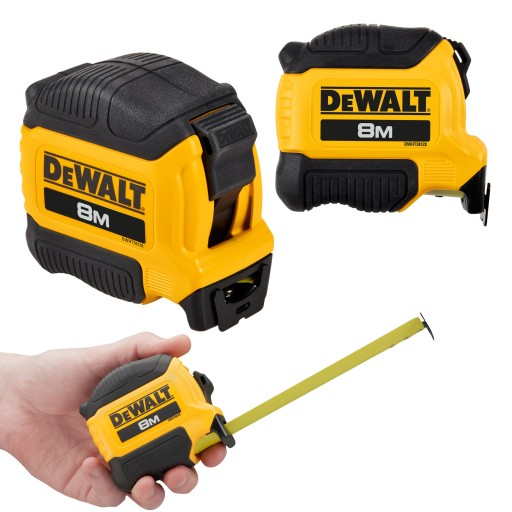 DEWALT Рулетка рулонная 8М 28мм Компактная рулетка