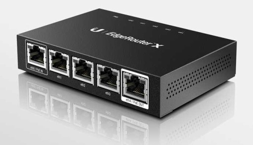 EdgeRouter X 5x1GbE Passive PoE ER-X
