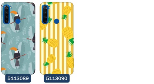 Чехол для Xiaomi Redmi Note 8T Тропический узор