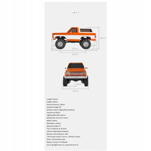 1/24 K5 FCX24 Автомобиль с дистанционным управлением RTR