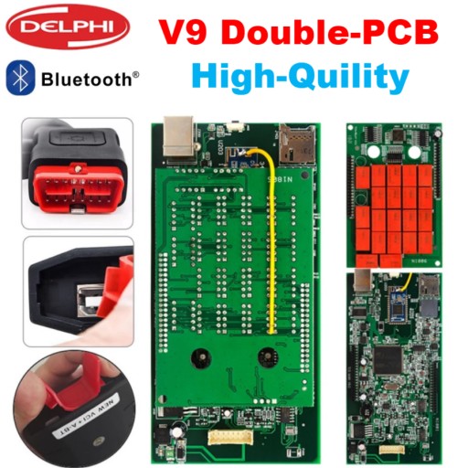 ИНТЕРФЕЙС DS150E CDP + PL PRO + V9 BT 2021