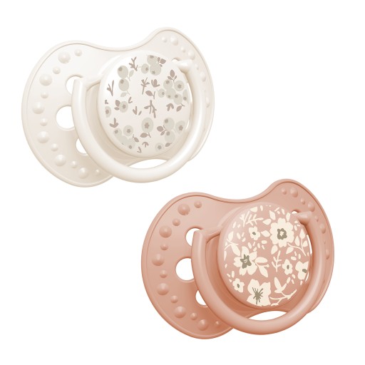 LOVI 2 пустышки динамическая соска 3-6 м BLOSSOM IVORY GIRL
