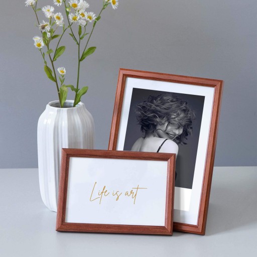 Деревянная фоторамка Бронза LITE WOOD 13x18