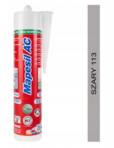 Санигирный силиконовый Mapei Mapesil ac - 113 серый