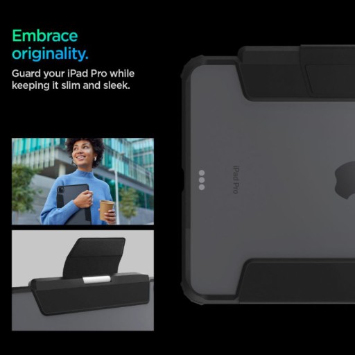 Spigen Ultra Hybrid Pro — чехол для iPad Pro 11 (M4, 2024 г.) (черный)
