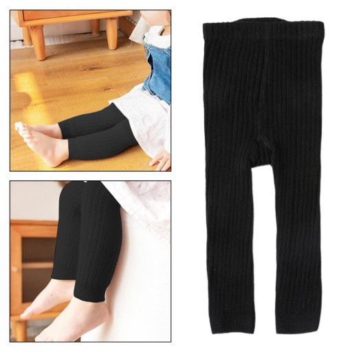 Вязаные брюки для девочек Footless XL Черный